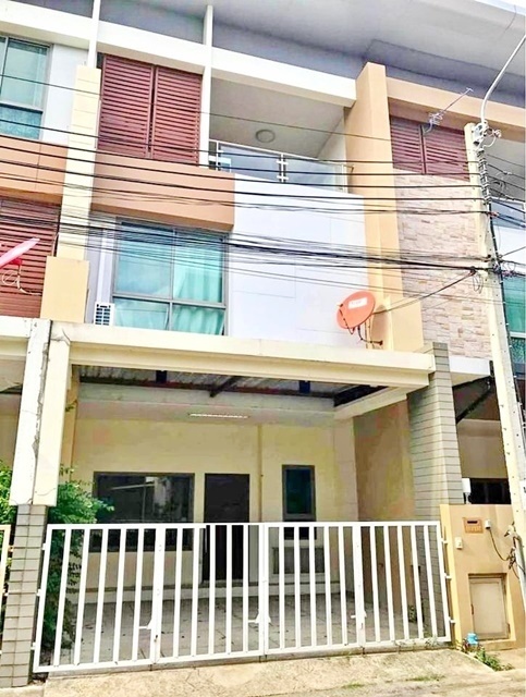 MRT ศรีรัช Impact เมืองทองธานี เฟอร์ครบ ให้เช่าทาวโฮม 3 ชั้น 25ตรว. 190ตรม. ดูหรู รักสัตว์ 3นอน 3น้ำ 2จอดรถ 2แอร์  สุโขทัยธรรมาธิราช 