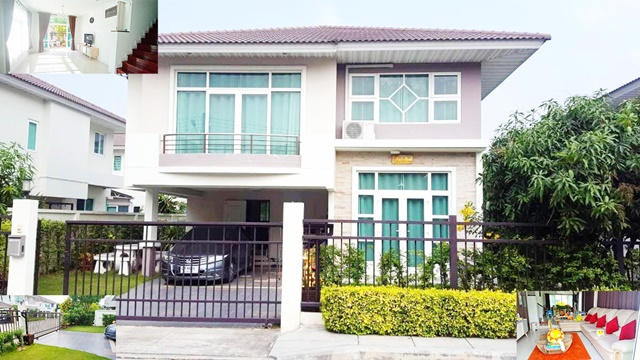 บางแสน ขาย-เช่าบ้านเดี่ยว 2 ชั้น 4นอน 3น้ำ 2จอดรถ ใหญ่สุดในโครงการ เงียบสงบ พักผ่อน 70ตรว. 215ตรม. เซ็นทรัล ชลบุรี 