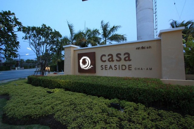 POR3744 ด่วน ให้เช่า ขายบ้านเดี่ยว Casa Sea Side คาซ่า ซีไซด์  ชะอำ จ.เพชรบุรี ใกล้ทะเล 500 เมตร ตั้งอยู่บนถนนเพชรเกษม ชะอำ จ.เพชรบุรี (