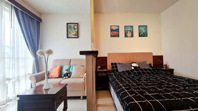 ให้เช่าคอนโด House Laguna Garden (ไอ-เฮาส์ ลากูน่า การ์เด้น) ชั้น 7 ตึก E ห้องตกแต่งไสตล์ โรงแรม Contemporary Cozy Style วิวสวย พร้อมอยู่