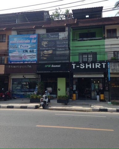 ขายอาคารพานิชย์4ชั้น (เกาะสมุย) ทำเลดี ติดถนน 