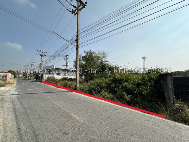 ขาย ที่ดิน ติดถนนลาดยาง เทศบาลท่าข้าม ต.ท่าข้าม อ.บางปะกง จ.ฉะเชิงเทรา