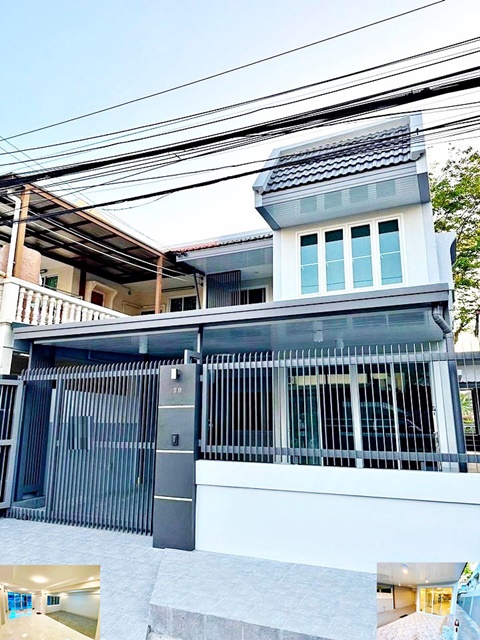 ติดถนนใหญ่ 3นอน ใหญ่มาก ให้เช่าทาวน์โฮม 2 ชั้น ใหม่ 34ตรว.180 ตรม.  MRT บางกะปิ  นิด้า เสรีไทย รามคำแหง 113 เดอะมอลล์ บางกะปิ 