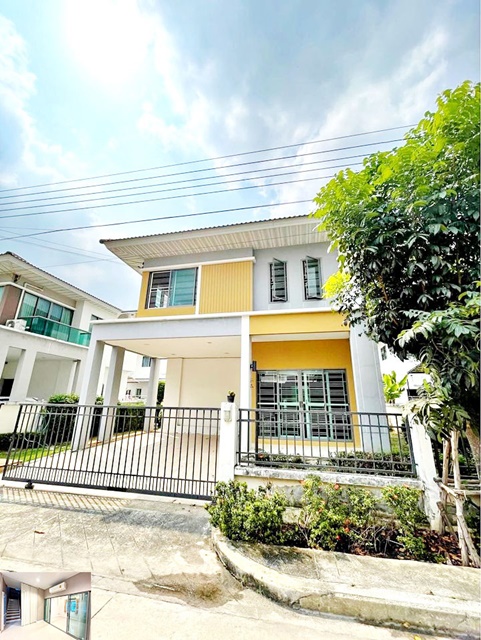 APL ลาดกระบัง ให้เช่าบ้านเดี่ยว 2 ชั้น 4นอน 3น้ำ 1จอดรถ 6แอร์ เฟอร์บางส่วน 30ตรว. 220ตรม. ทำเลดี เดอะ พาซิโอ มอลล์ 