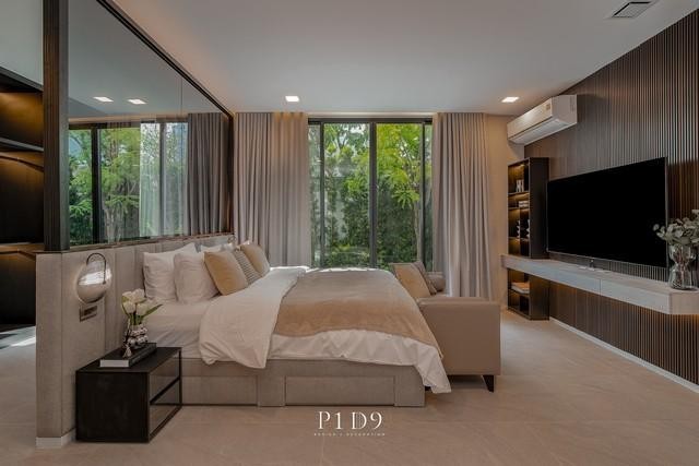 POR3838 ให้เช่า ขาย บ้าน VIVE วีเว่ กรุงเทพกรีฑา 2 พร้อมลิฟต์ส่วนตัว ตกแต่งสวยพร้อมอยู่ ใกล้รถไฟฟ้าสายสีเหลือง สถานีศรีกรีฑา