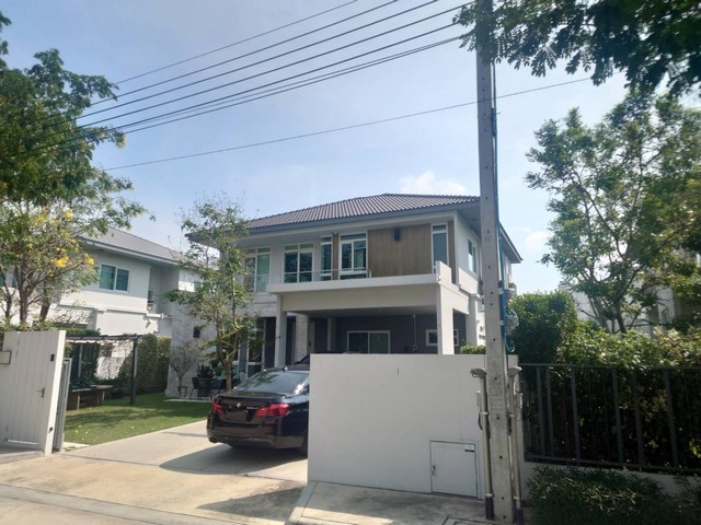 ให้เช่าบ้านเดี่ยวมัณฑนา รามคำแหง2 เฟส2 บ้านตกแต่งพร้อมพักอาศัย พร้อมเฟอร์นิเจอร์ พร้อมแผงโซล่าเซลล์ 5kv