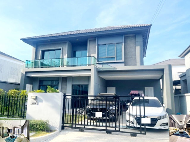 APL บ้านทับช้าง ให้เช่าคฤหาสน์ 2 ชั้น เฟอร์ 4นอน 3น้ำ 4จอดรถ 2จอดรถ ทำเลดี เดินทางสะดวก 61ตรว. 235ตรม.ใหญ่มาก มีสวน ตลาดนัดสัมมากร