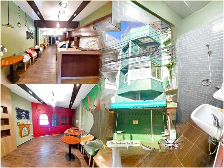  มีดาดฟ้า ร้านกาแฟ MRT ลาดปลาเค้า ให้เช่าอาคารพานิชย์ 3 ชั้น